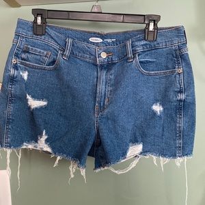 Blue Jean shorts , Old Navy Boyfriend shorts, size :10